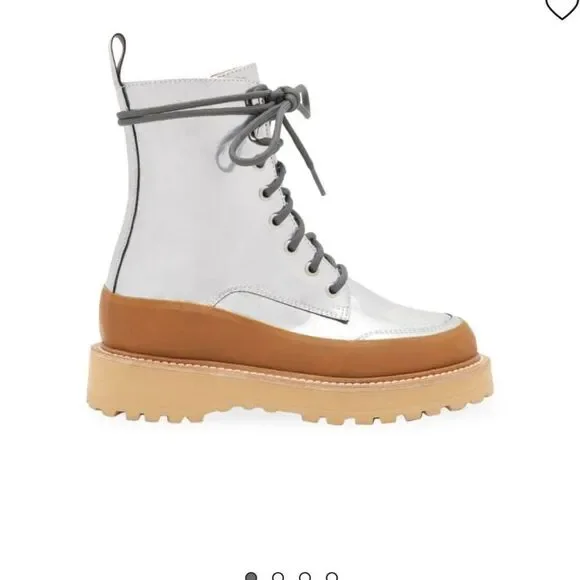 NEW ULLA JOHNSON etna boot in platinum - Picture 2 of 12